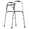 Folding Walker, 2-Button Folding Walkers with 8-Level Adjustable Height and Durable Handles
