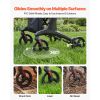 Rollator Walker with Seat for Seniors, Foldable Lightweight Rolling Walker