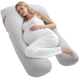 VEVOR Pregnancy Pillow, U-Shaped Full Body Maternity Pillow for Pregnant Women