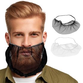Black Disposable Beard Nets for Men
