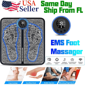 Electric Foot Massager Pad Blood Circulation Muscle Stimulator Mat 19 Levels and 8 Modes-Massage Mat(TK/TMEU for self-pickup)
