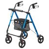 Rollator Walker for Seniors and Adult, Lightweight Aluminum Foldable Rolling Walker with Adjustable Seat and Handle