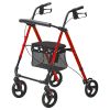 Rollator Walker for Seniors and Adult, Lightweight Aluminum Foldable Rolling Walker with Adjustable Seat and Handle
